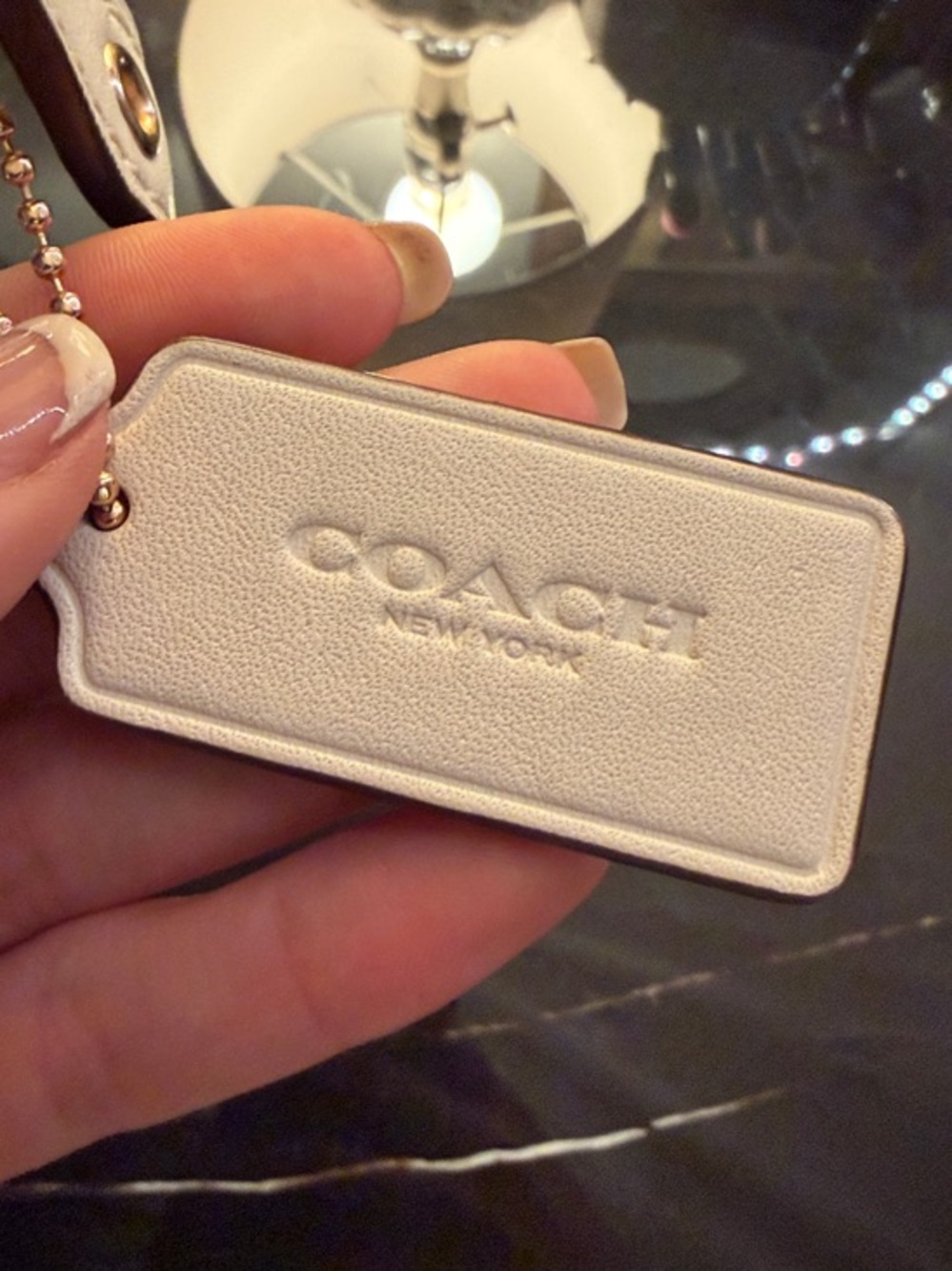 Coach Tan Signature Canvas Shoulder Bag with Cream Trim - Picture 3 of 6